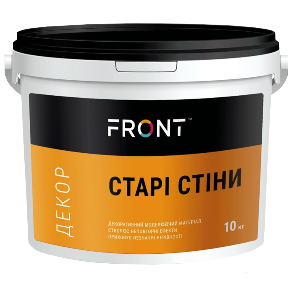 Декоративна штукатурка СТАРІ СТІНИ, FRONT, біла, 5кг